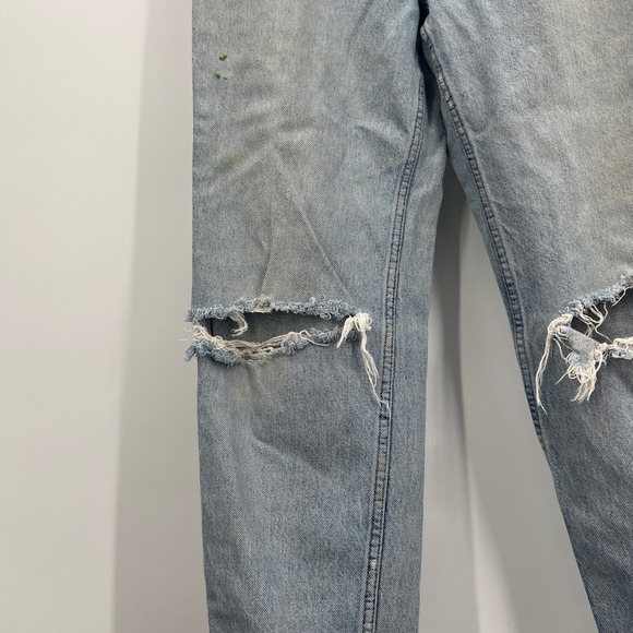 Vintage 90s Levi's 521 Tapered Leg‎ Jeans 14 M 100% Cotton Made in USA Destroyed - Picture 3 of 9